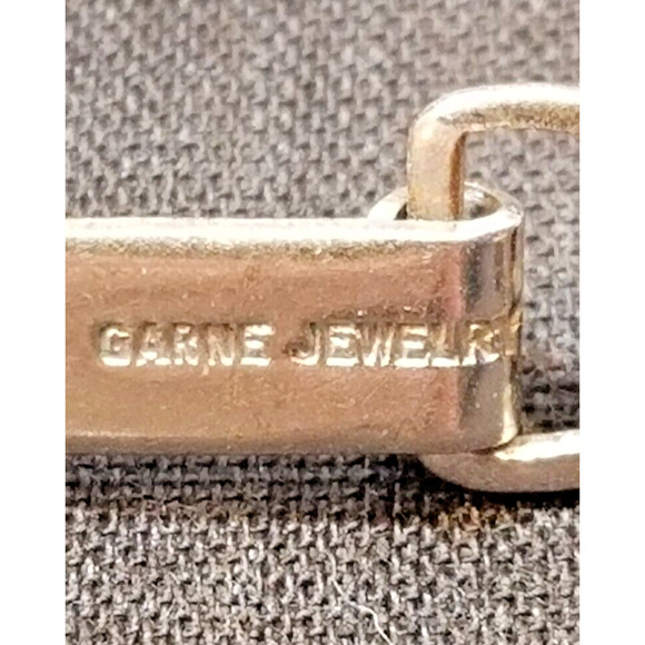 Garne Jewels Signed Rhinestone Choker Necklace 15" Vintage 1950's - Picture 3 of 8